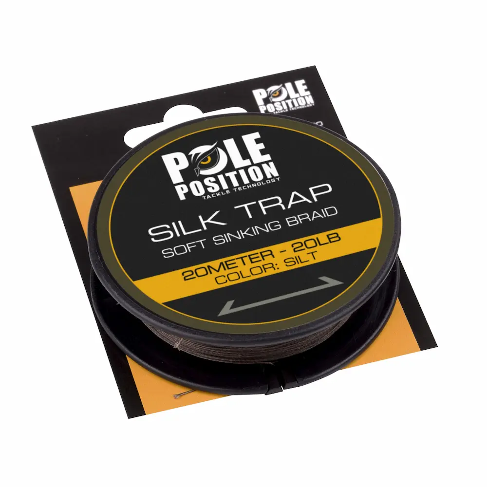 Pole Position Silk Trap Soft Sinking Braid Silt Pole Position Silk Trap Soft Sinking Braid - Onderlijnmateriaal Pole Position Silk Trap Soft Sinking Braid Onderlijnmateriaal